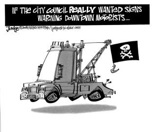 Lee Judge's editorial cartoon
